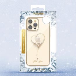 iPhone 13 Pro Max Kingxbar Elegantiškos serijos dėklas dėklas galinis dangtelis skaidrus