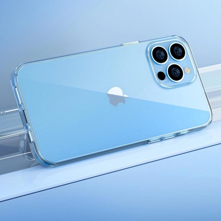 iPhone 13 Pro Max Kingxbar Elegantiškos serijos dėklas dėklas galinis dangtelis skaidrus