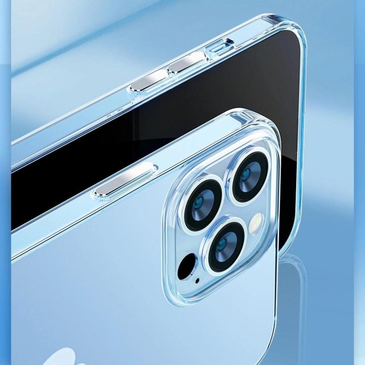 iPhone 13 Pro Max Kingxbar Elegantiškos serijos dėklas dėklas galinis dangtelis skaidrus