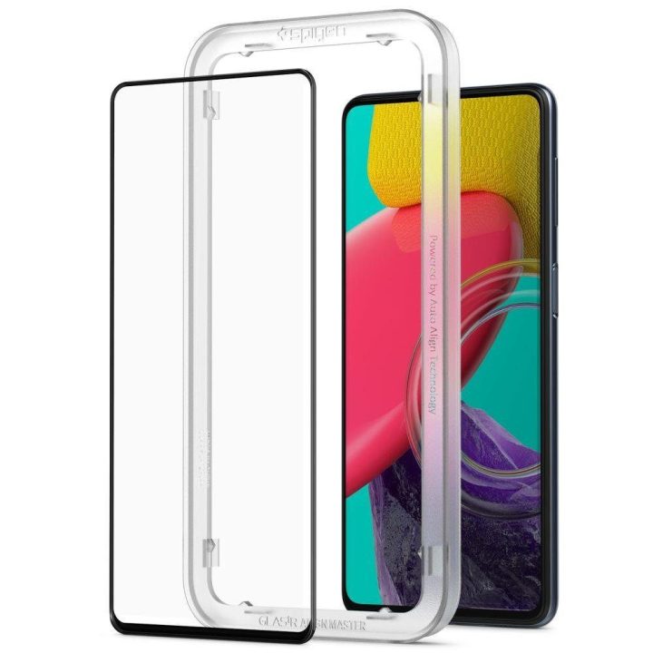 GRŪDINTAS STIKLAS Spigen ALM GLASS FC GALAXY M53 5G BLACK