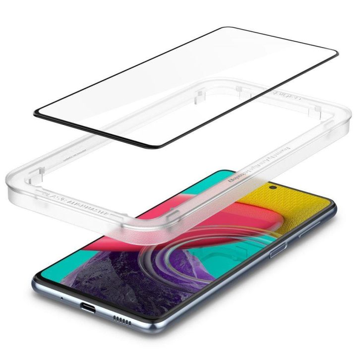 GRŪDINTAS STIKLAS Spigen ALM GLASS FC GALAXY M53 5G BLACK