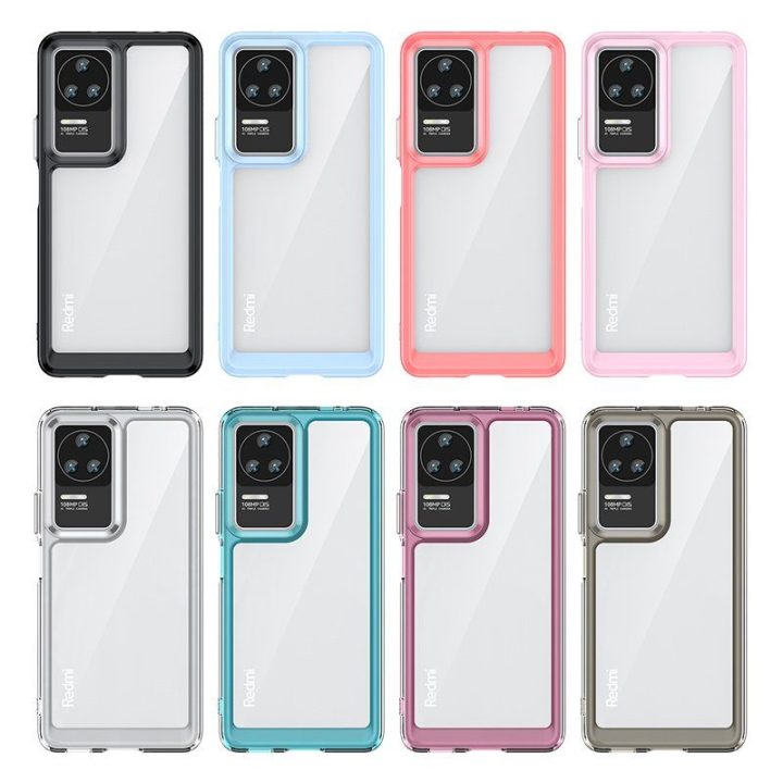 Outer Space dėklas Xiaomi Poco F4 5G su lanksčiu rėmeliu, juodas