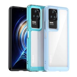 Outer Space dėklas Xiaomi Poco F4 5G su lanksčiu rėmeliu, mėlynos spalvos