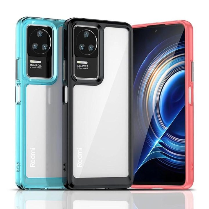Outer Space dėklas Xiaomi Poco F4 5G su lanksčiu rėmeliu, mėlynos spalvos