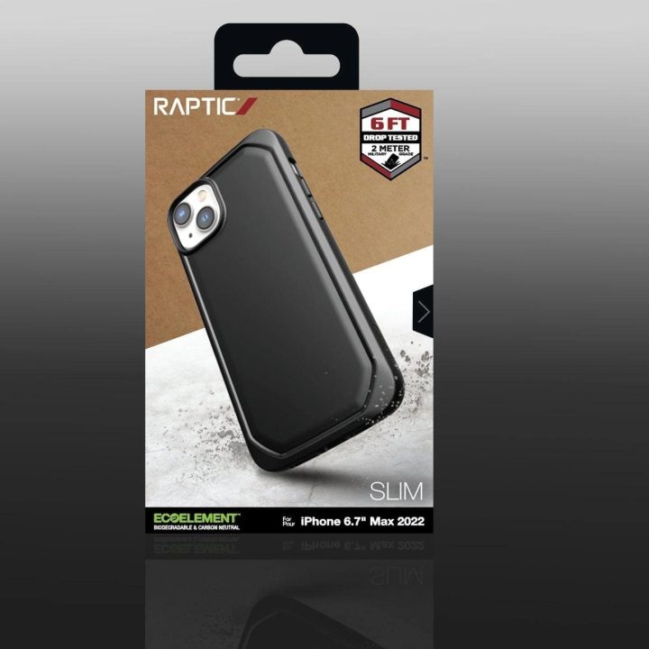 Raptic X-Doria Slim Case iPhone 14 Plus galinis dangtelis juodas