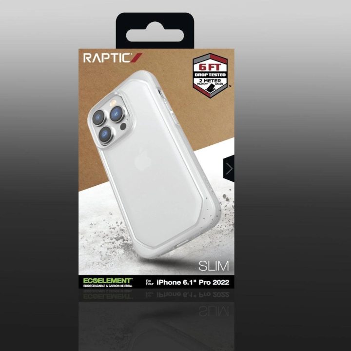 Raptic X-Doria Slim Case iPhone 14 Pro galinis dangtelis skaidrus