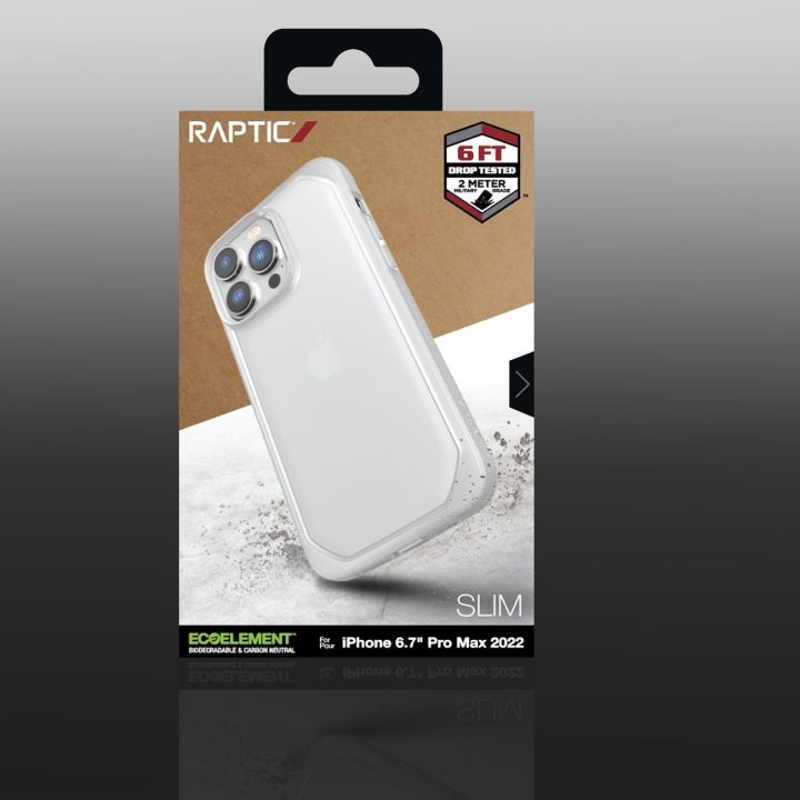 Raptic X-Doria Slim Case iPhone 14 Pro Max galinis dangtelis skaidrus