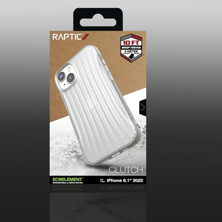 Raptic X-Doria Clutch Case dėklas iPhone 14 galinis dangtelis skaidrus