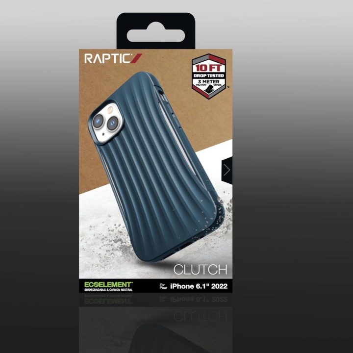 Raptic X-Doria Clutch dėklas iPhone 14 galinis dangtelis mėlynas