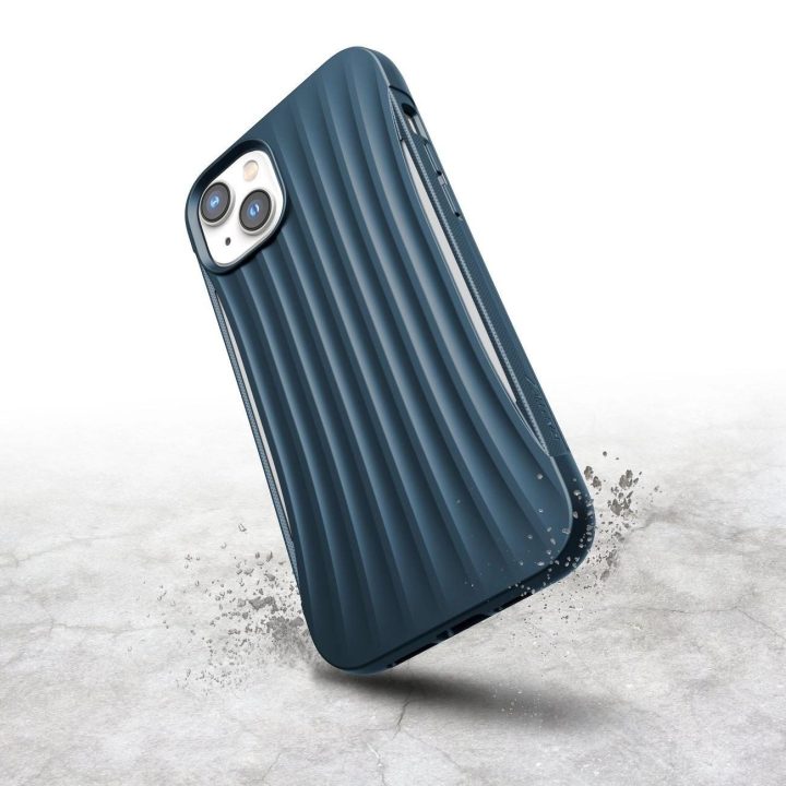 Raptic X-Doria Clutch dėklas iPhone 14 galinis dangtelis mėlynas
