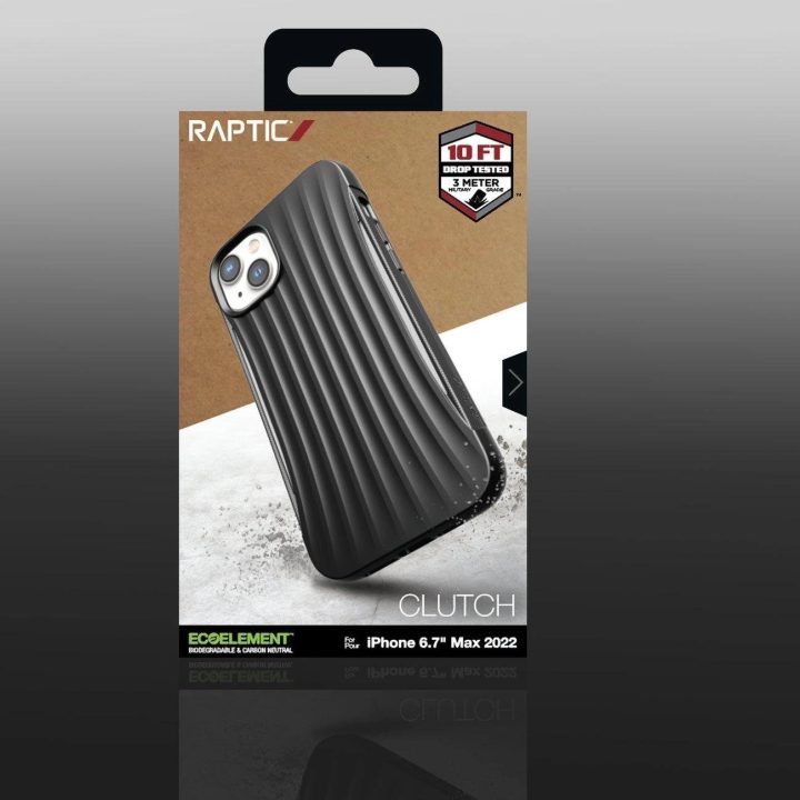 Raptic X-Doria Clutch dėklas iPhone 14 Plus galinis dangtelis juodas