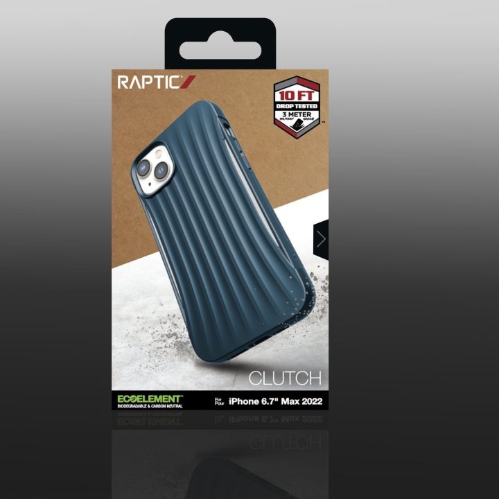 Raptic X-Doria Clutch dėklas iPhone 14 Plus galinis dangtelis mėlynas