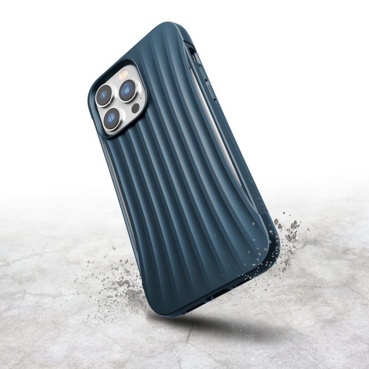 Raptic X-Doria Clutch dėklas iPhone 14 Pro galinis dangtelis mėlynas