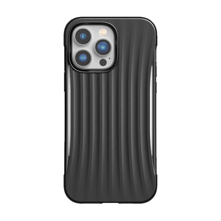Raptic X-Doria Clutch dėklas iPhone 14 Pro Max galiniam dangteliui, juodas