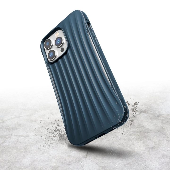 Raptic X-Doria Clutch dėklas iPhone 14 Pro Max galinis dangtelis mėlynas