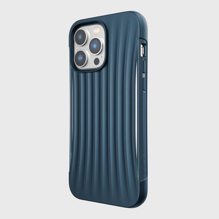 Raptic X-Doria Clutch dėklas iPhone 14 Pro Max galinis dangtelis mėlynas