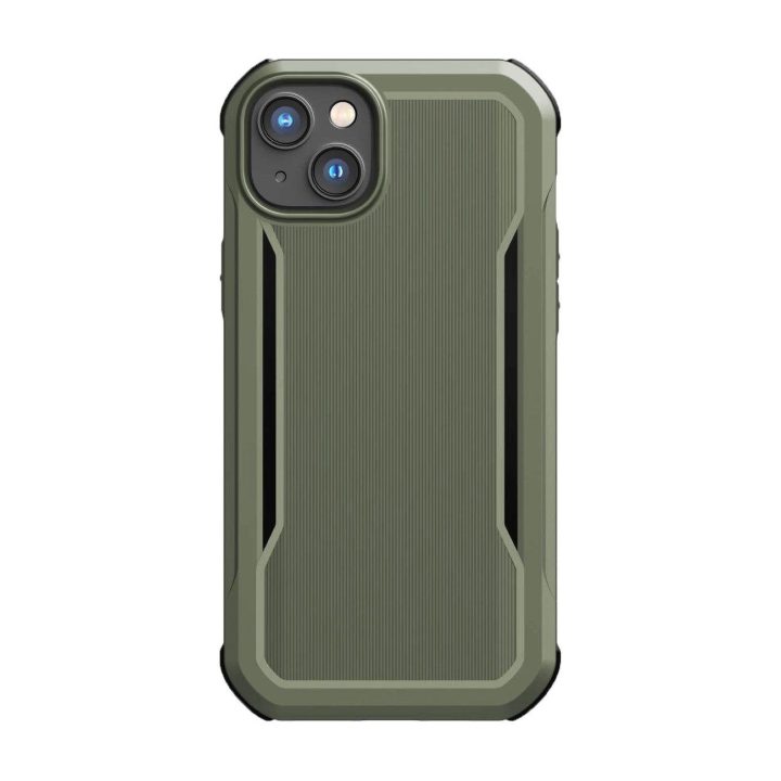 Raptic X-Doria Fort dėklas iPhone 14 Plus su MagSafe šarvuotu dangteliu, žalias
