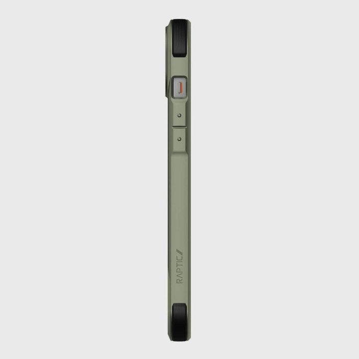 Raptic X-Doria Fort dėklas iPhone 14 Plus su MagSafe šarvuotu dangteliu, žalias