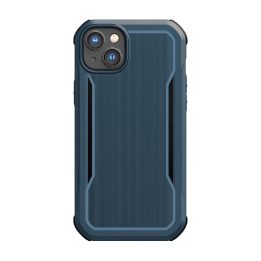 Raptic X-Doria Fort dėklas iPhone 14 Plus su MagSafe šarvuotu mėlynu dangteliu