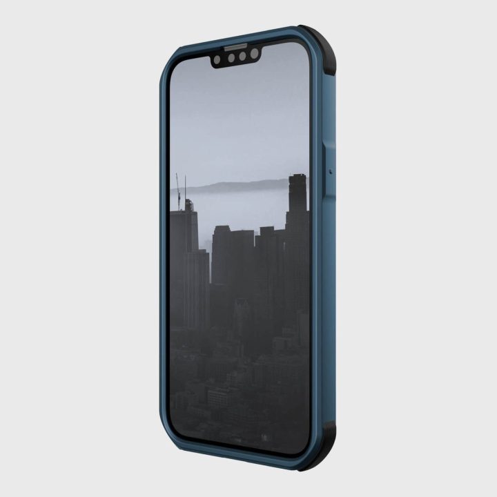 Raptic X-Doria Fort dėklas iPhone 14 Plus su MagSafe šarvuotu mėlynu dangteliu