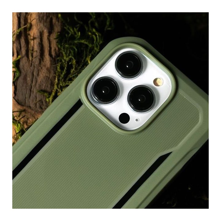 Raptic X-Doria Fort dėklas iPhone 14 Plus su MagSafe šarvuotu mėlynu dangteliu