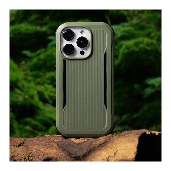 Raptic X-Doria Fort dėklas iPhone 14 Plus su MagSafe šarvuotu mėlynu dangteliu