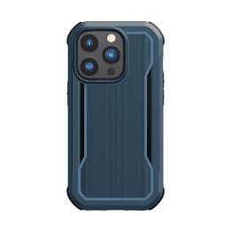 Raptic X-Doria Fort dėklas iPhone 14 Pro su MagSafe šarvuotu mėlynu dangteliu