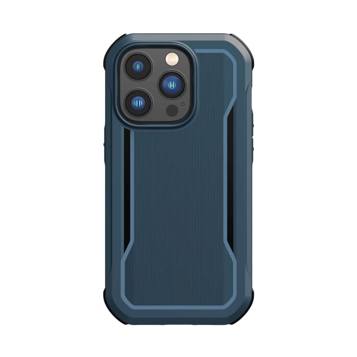 Raptic X-Doria Fort dėklas iPhone 14 Pro su MagSafe šarvuotu mėlynu dangteliu