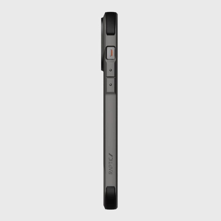 Raptic X-Doria Fort dėklas iPhone 14 Pro Max su MagSafe šarvuotu dangteliu, juodas