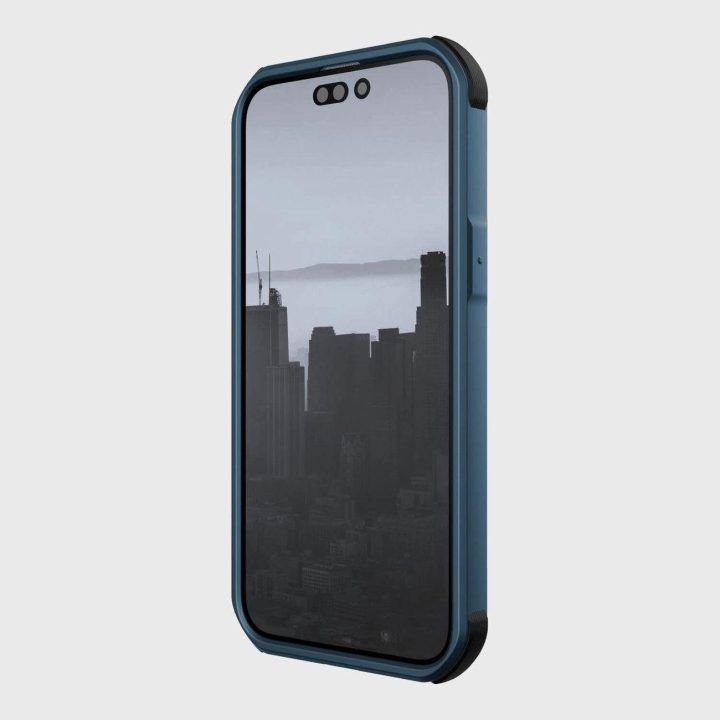 Raptic X-Doria Fort dėklas iPhone 14 Pro Max su MagSafe šarvuotu mėlynu dangteliu