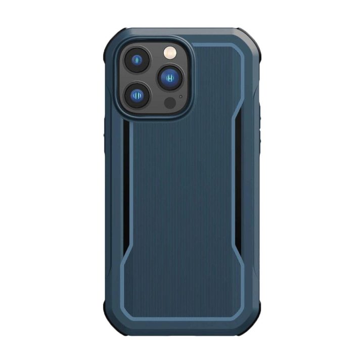 Raptic X-Doria Fort dėklas iPhone 14 Pro Max su MagSafe šarvuotu mėlynu dangteliu