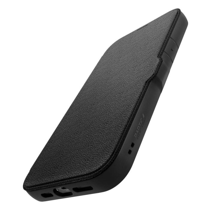 Raptic X-Doria Urban Folio dėklas iPhone 14 Plus , apverčiamasis dangtelis, juodas