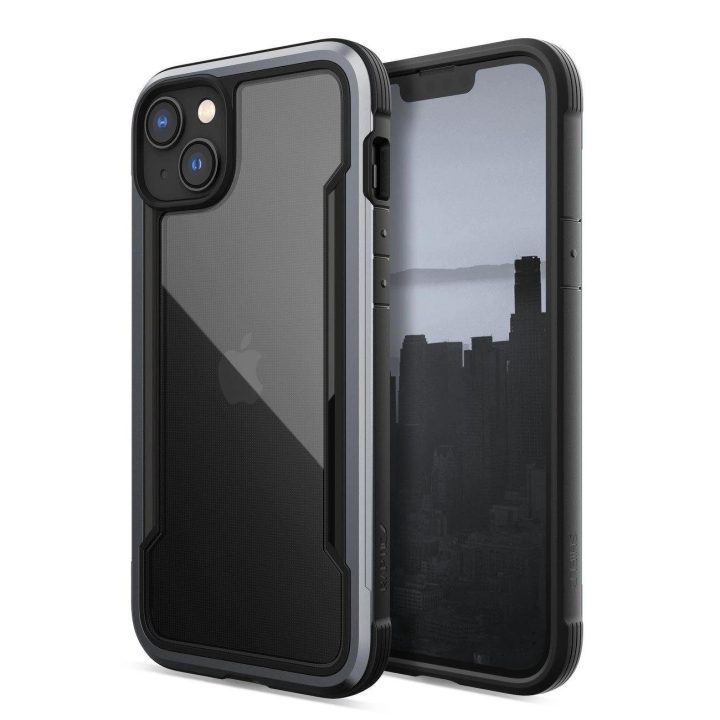 Raptic X-Doria Shield dėklas iPhone 14 šarvuotas dangtelis juodas