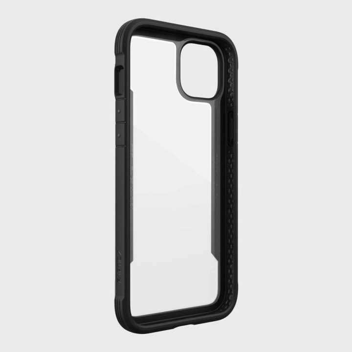 Raptic X-Doria Shield dėklas iPhone 14 šarvuotas dangtelis juodas
