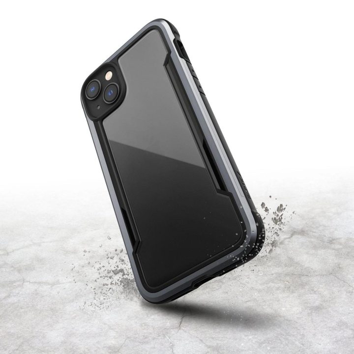 Raptic X-Doria Shield dėklas iPhone 14 šarvuotas dangtelis juodas