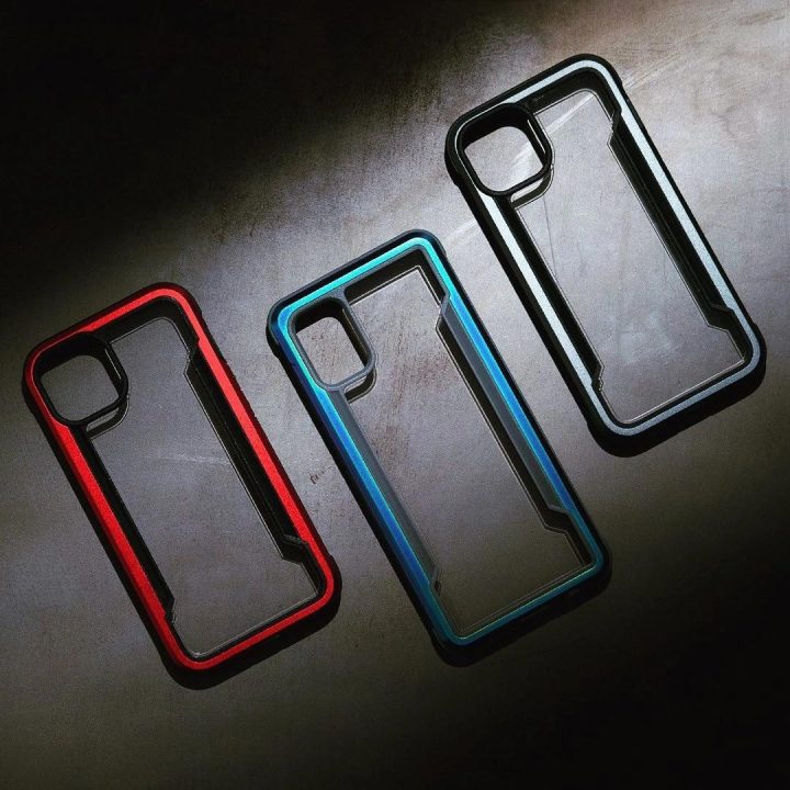 Raptic X-Doria Shield dėklas iPhone 14 šarvuotas dangtelis mėlynas