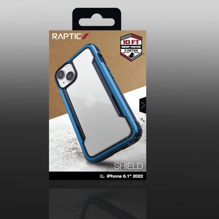 Raptic X-Doria Shield dėklas iPhone 14 šarvuotas dangtelis mėlynas