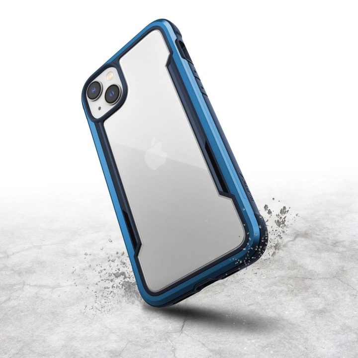 Raptic X-Doria Shield dėklas iPhone 14 šarvuotas dangtelis mėlynas
