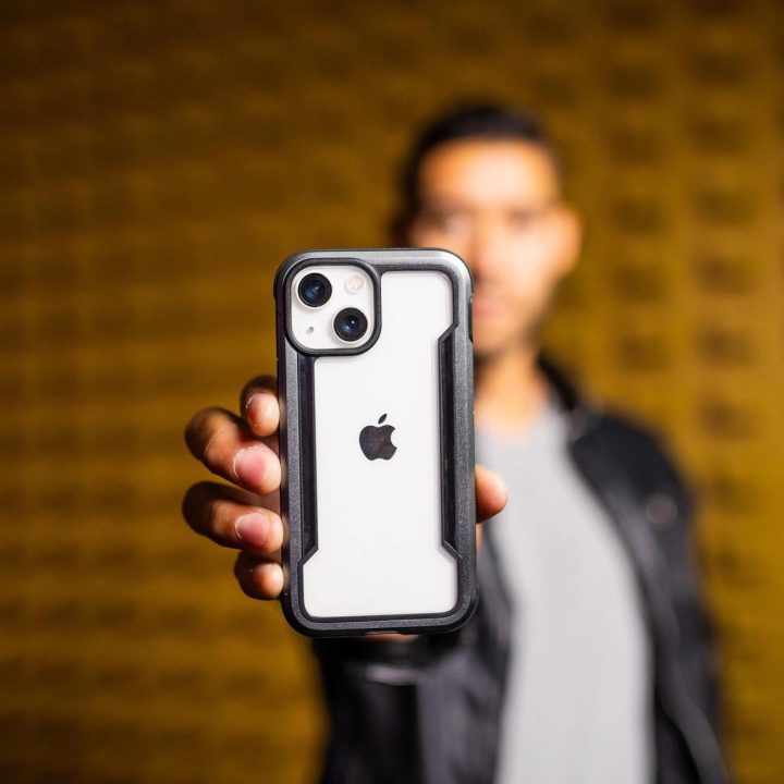 Raptic X-Doria Shield dėklas iPhone 14 Plus , šarvuotas dangtelis, juodas