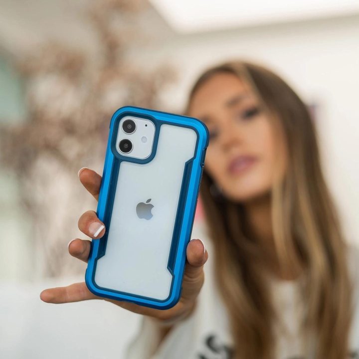 Raptic X-Doria Shield dėklas iPhone 14 Plus su opaliniu dangteliu