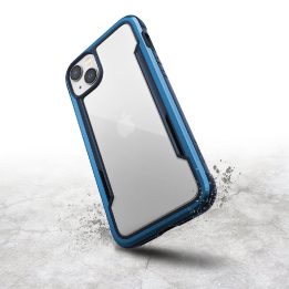 Raptic X-Doria Shield dėklas iPhone 14 Plus šarvuotas dangtelis mėlynas