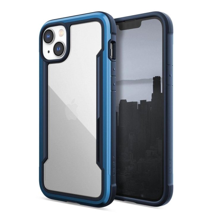 Raptic X-Doria Shield dėklas iPhone 14 Plus šarvuotas dangtelis mėlynas