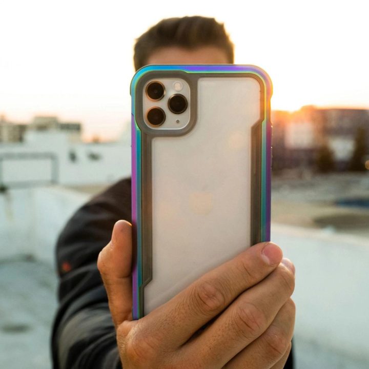 Raptic X-Doria Shield dėklas iPhone 14 Pro šarvuotas dangtelis juodas