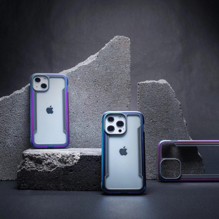 Raptic X-Doria Shield dėklas iPhone 14 Pro šarvuotas dangtelis juodas