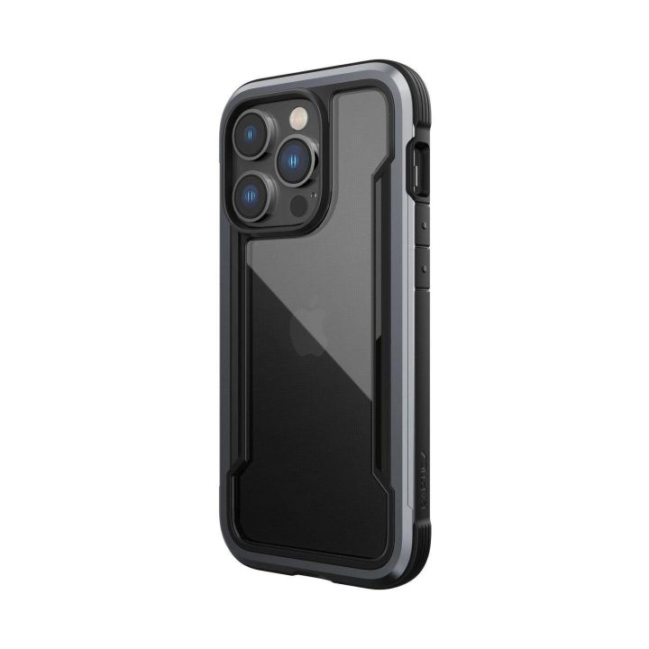 Raptic X-Doria Shield dėklas iPhone 14 Pro šarvuotas dangtelis juodas