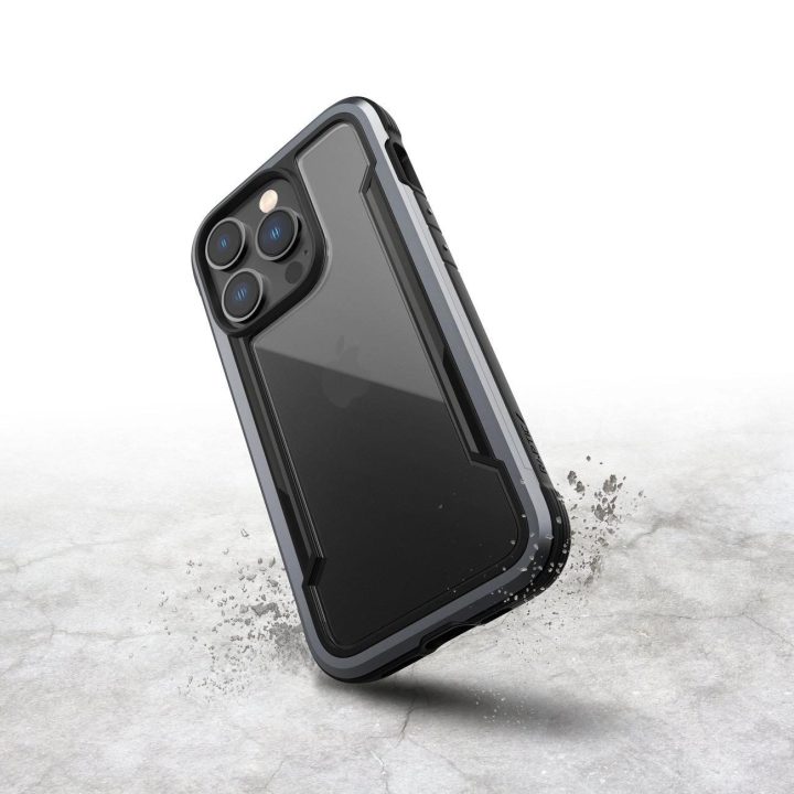 Raptic X-Doria Shield dėklas iPhone 14 Pro šarvuotas dangtelis juodas