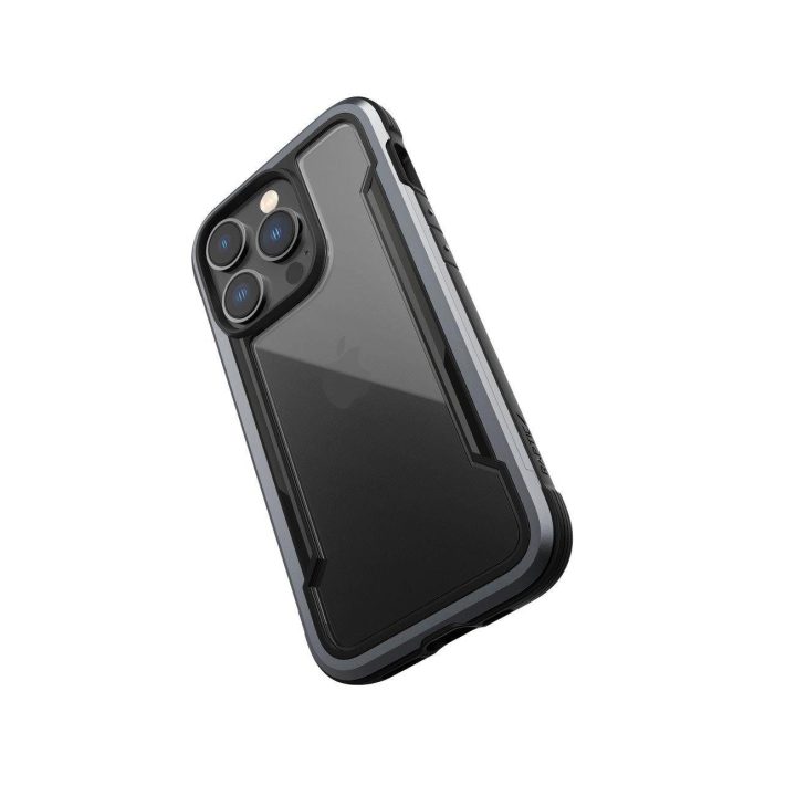 Raptic X-Doria Shield dėklas iPhone 14 Pro šarvuotas dangtelis juodas