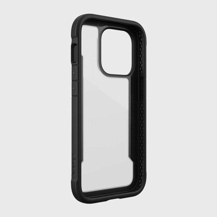 Raptic X-Doria Shield dėklas iPhone 14 Pro šarvuotas dangtelis juodas