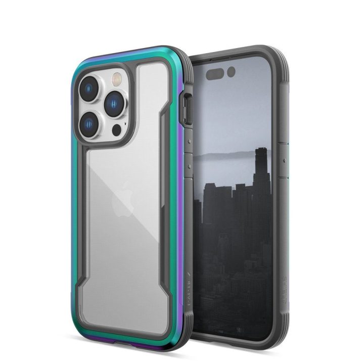 Raptic X-Doria Shield dėklas iPhone 14 Pro šarvuotas opalinis dangtelis