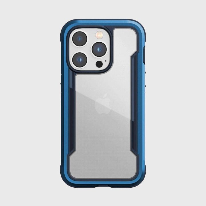 Raptic X-Doria Shield dėklas iPhone 14 Pro šarvuotas dangtelis mėlynas